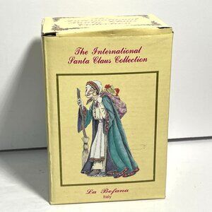 International Santa Claus Collection La Befana Italy Figurine 1992